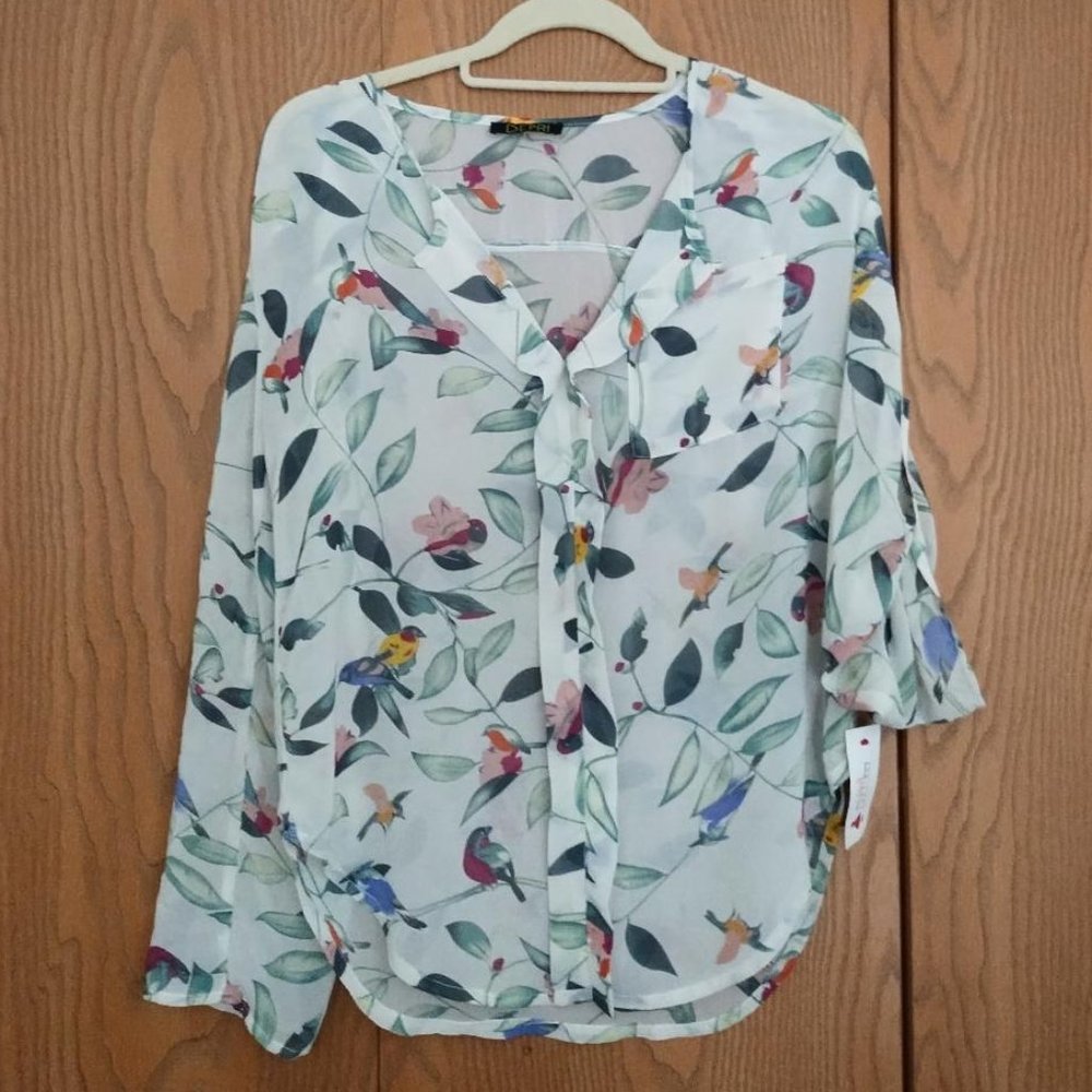 Depri Humming Pintuck Blouse Size Small